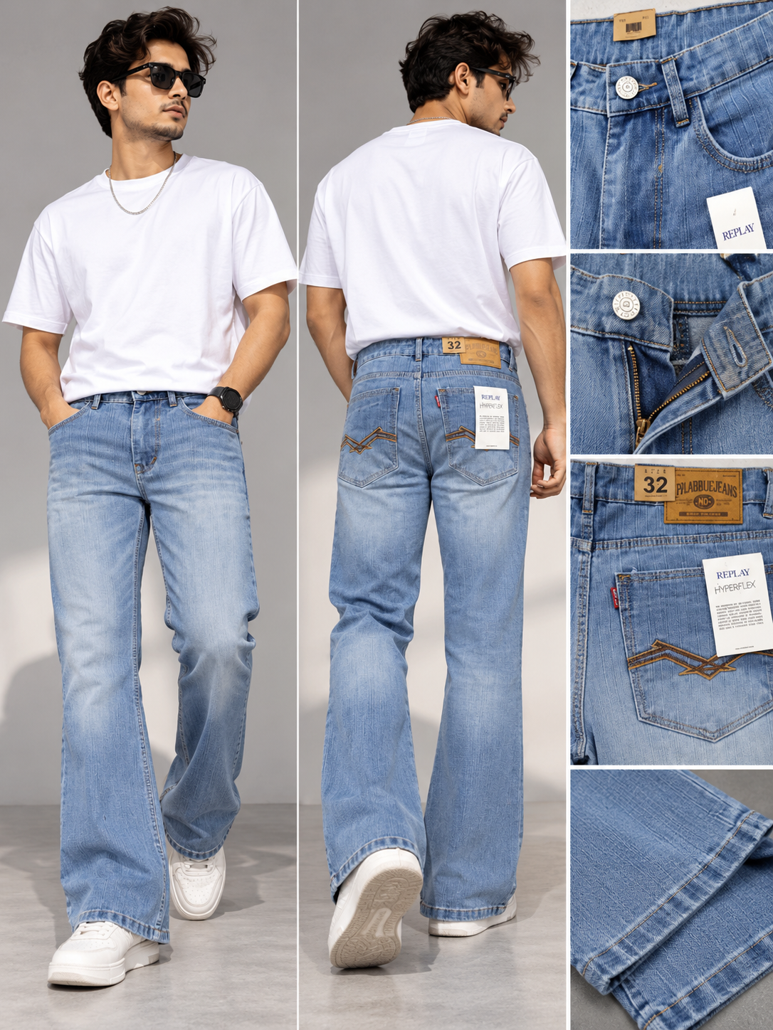 Boot cut jeans | 🚚 Free delivery | SITASONI™ trend📍Nawagarh
