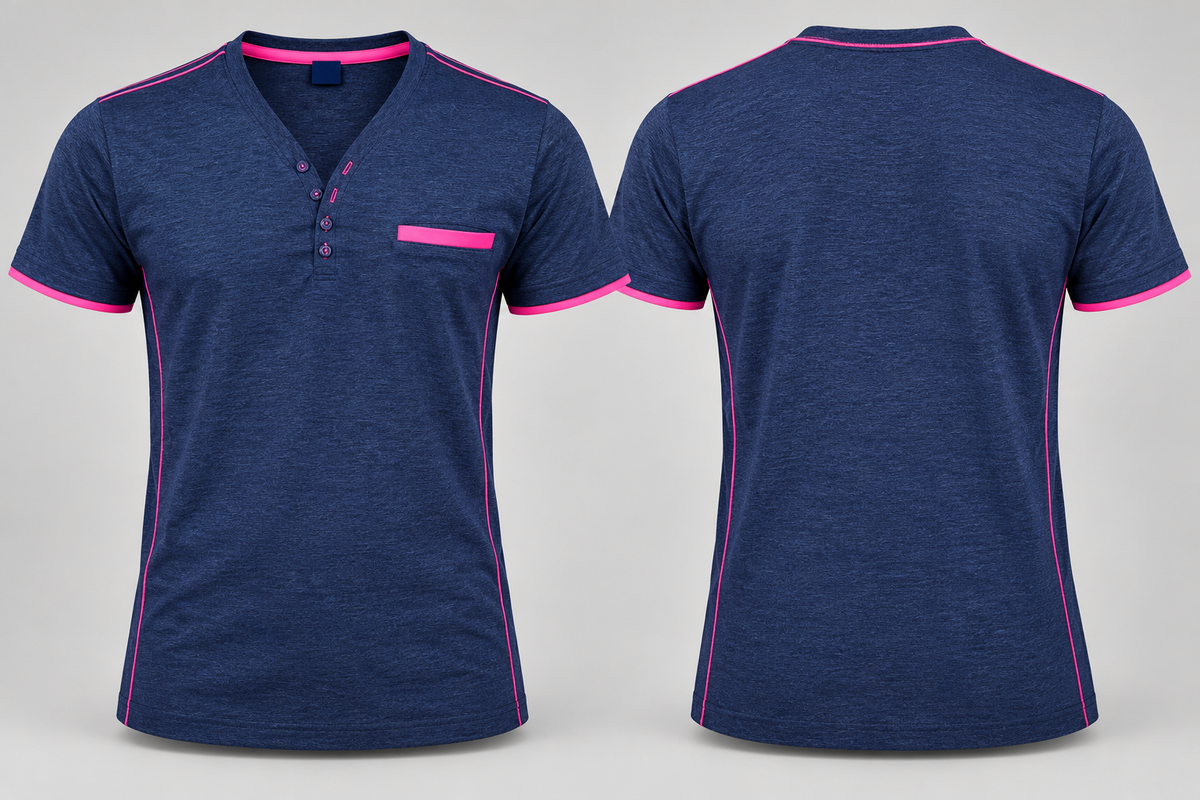 Premium Soft Knit Henley T-Shirt | SITASONI™ trend