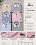 Men’s Premium Striped Oxford Cotton Shirt with Contrast Collar | SITASONI™ trend