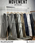 Men’s Elastic Waist Utility Cargo Joggers | SITASONI™ trend