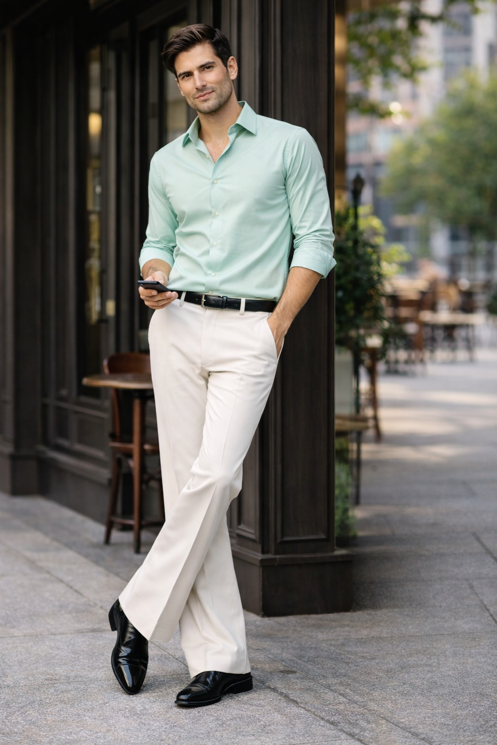 Men’s Formal Bootcut Pants | Premium Stretch Office & Party Wear Trousers/