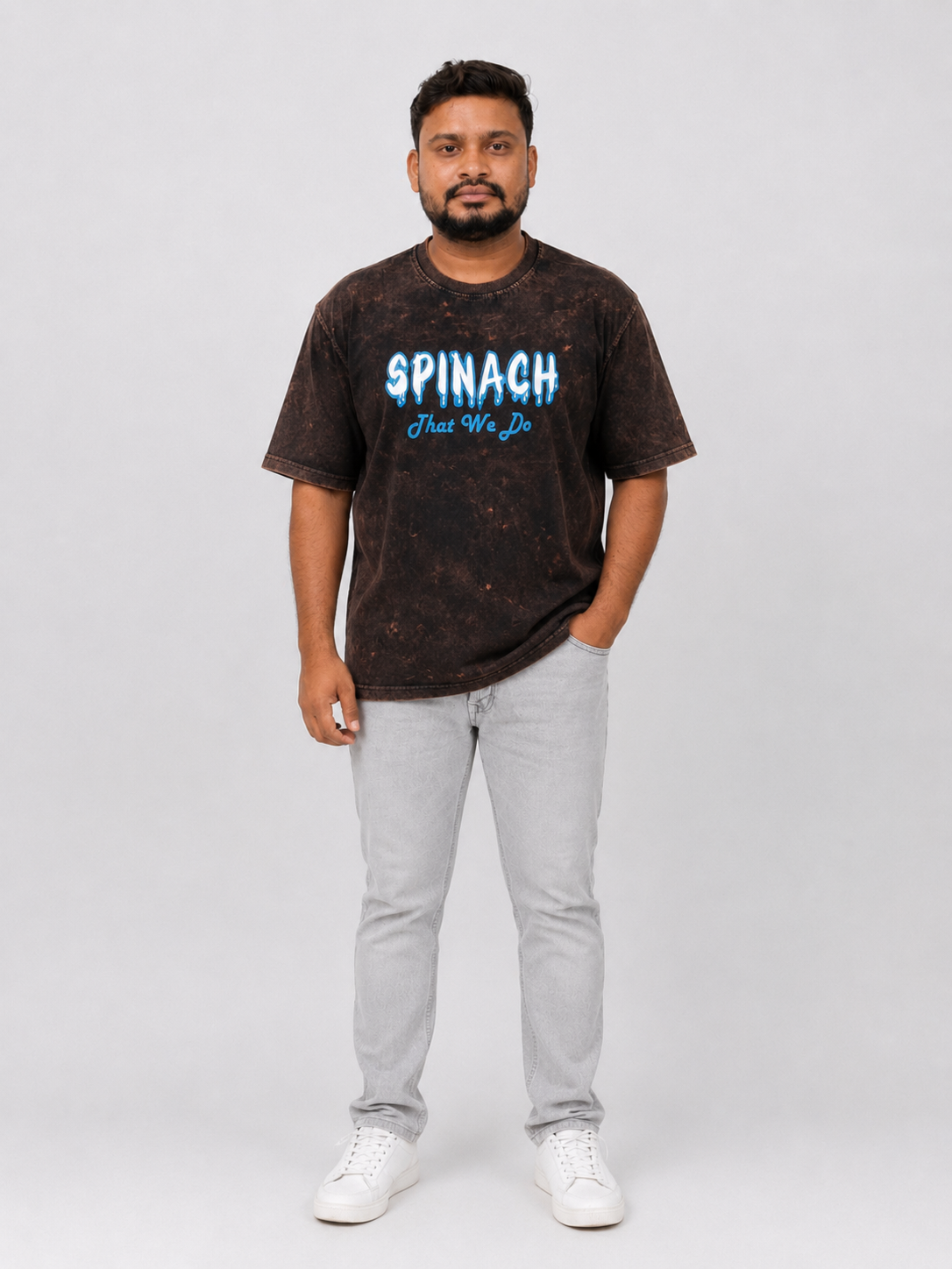 Oversized Acid Wash Graphic Printed T-Shirt with Vintage Typography Design Sale by SITASONI™ trend 📍Nawagarh (BEMETARA)