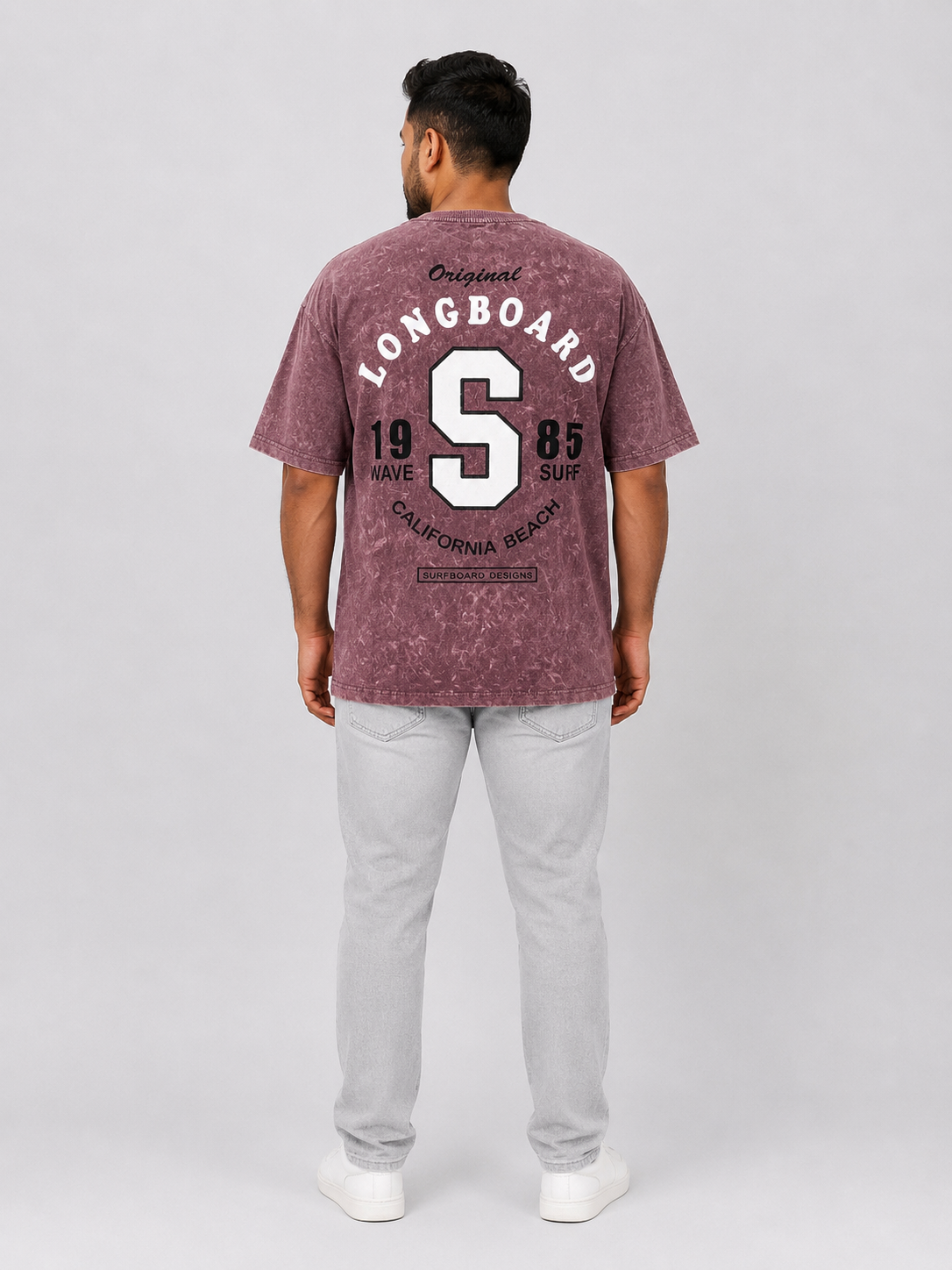 Oversized Acid Wash Graphic Printed T-Shirt with Vintage Typography Design Sale by SITASONI™ trend 📍Nawagarh (BEMETARA)